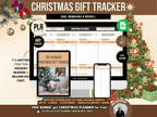 PLR Christmas Gift Tracker Google Sheets Template with Resell Rights