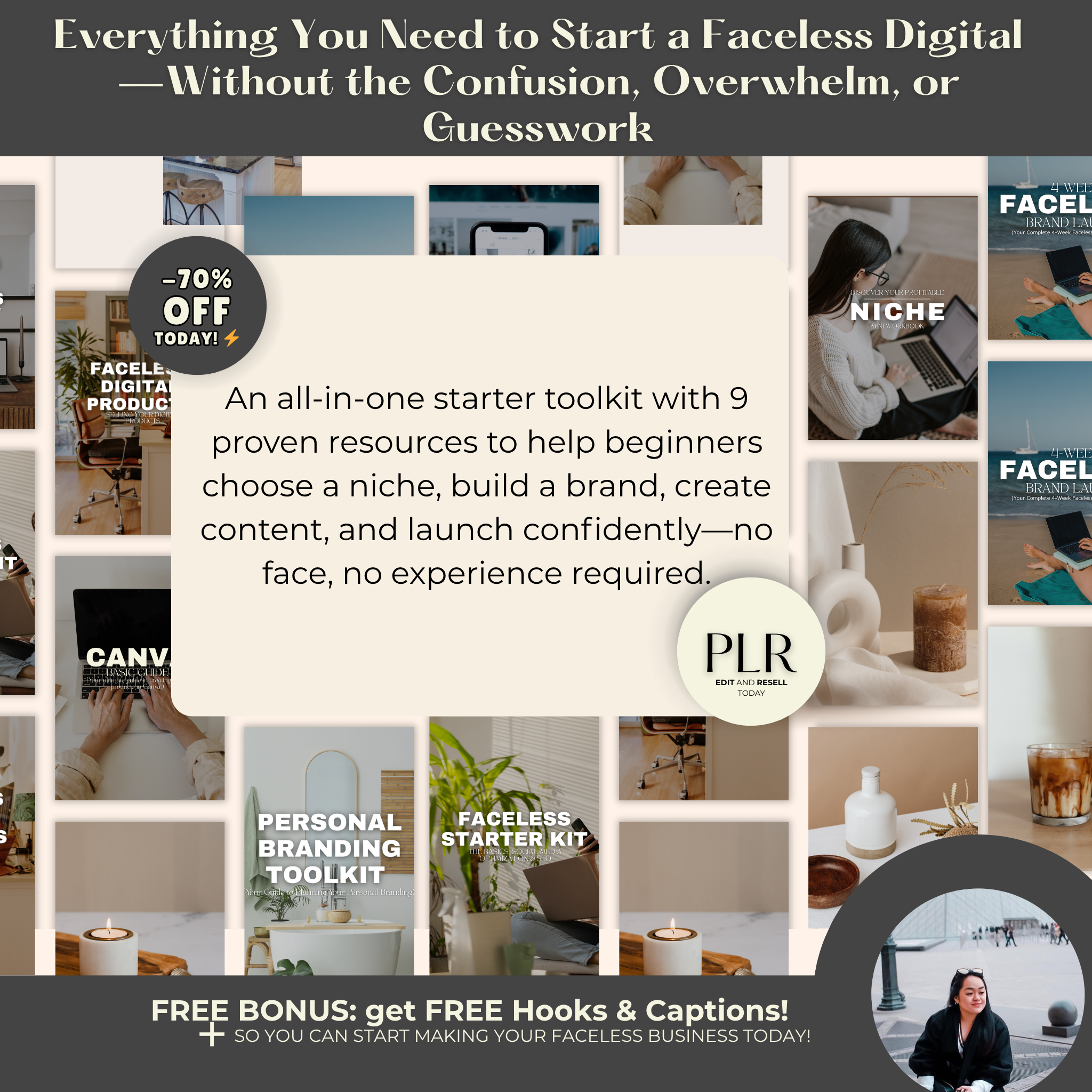 Faceless Digital Business Starter Toolkit Bundle