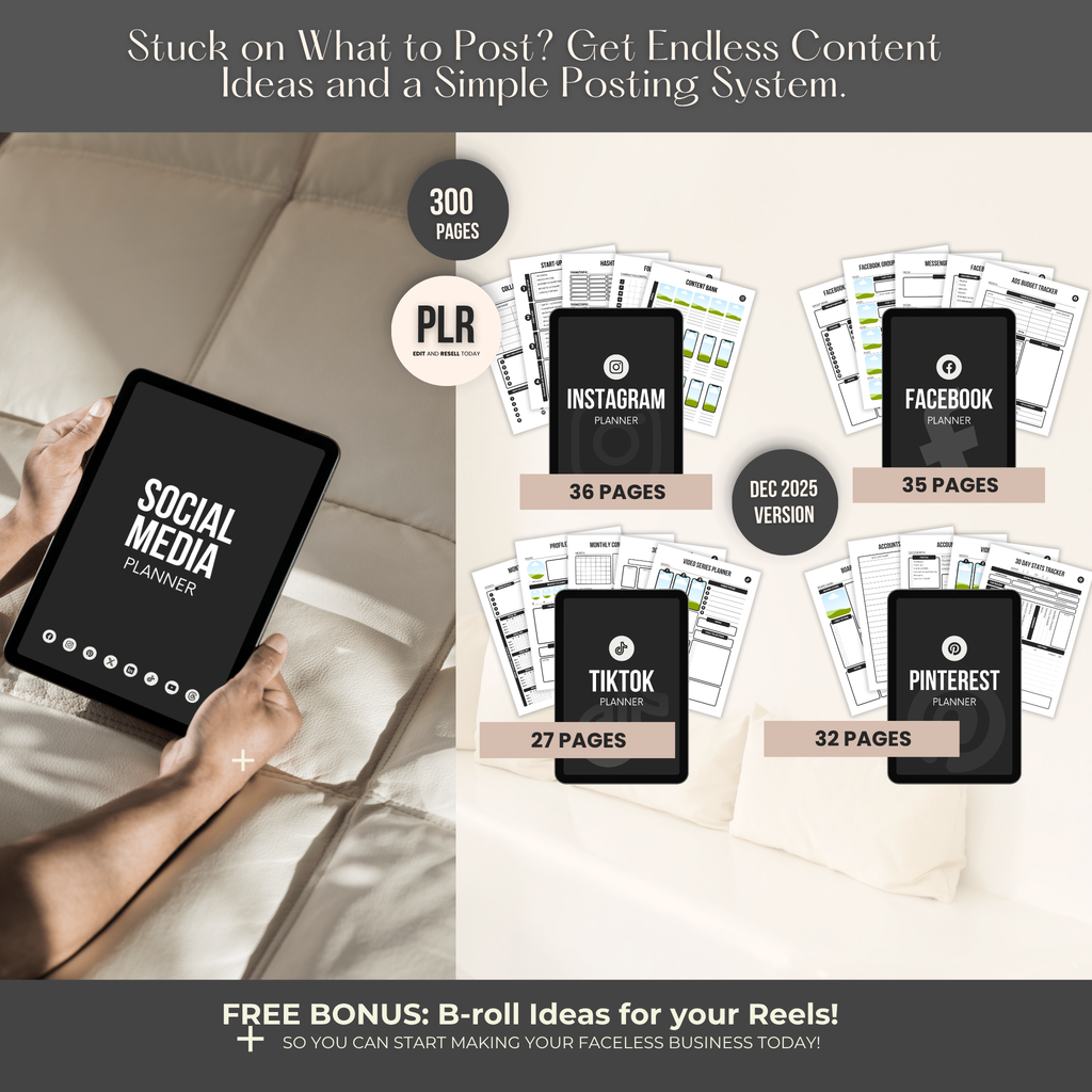 Faceless Digital Business Starter Toolkit Bundle
