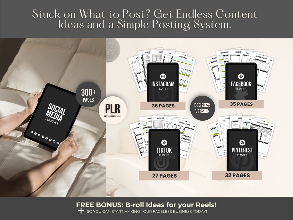 Faceless Digital Business Starter Toolkit Bundle