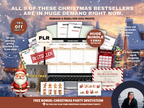 Family Christmas Activity Bundle Printable Templates PLR
