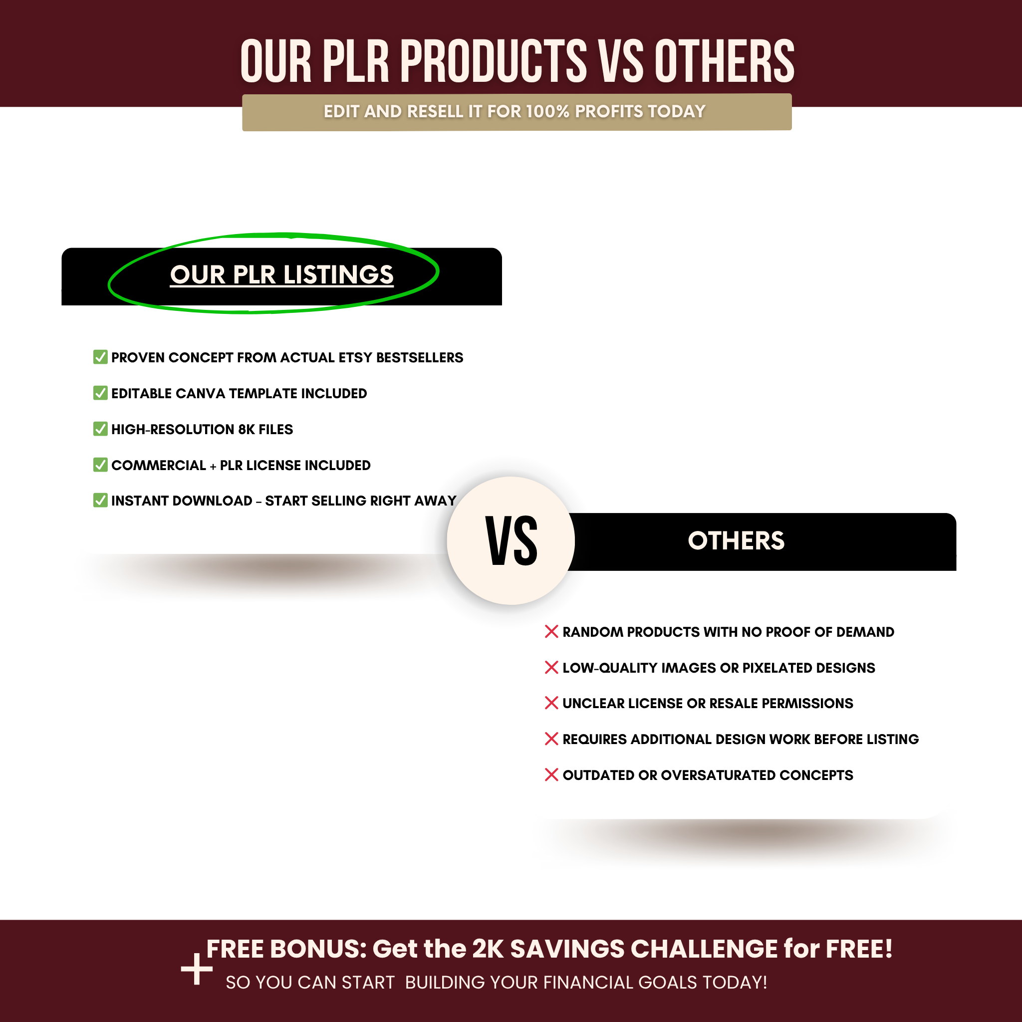 Wealth Mindset Planner Canva Templates With PLR Rights