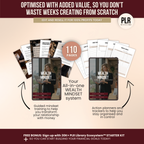 Wealth Mindset Planner Canva Templates With PLR Rights