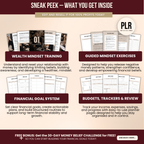 Wealth Mindset Planner Canva Templates With PLR Rights